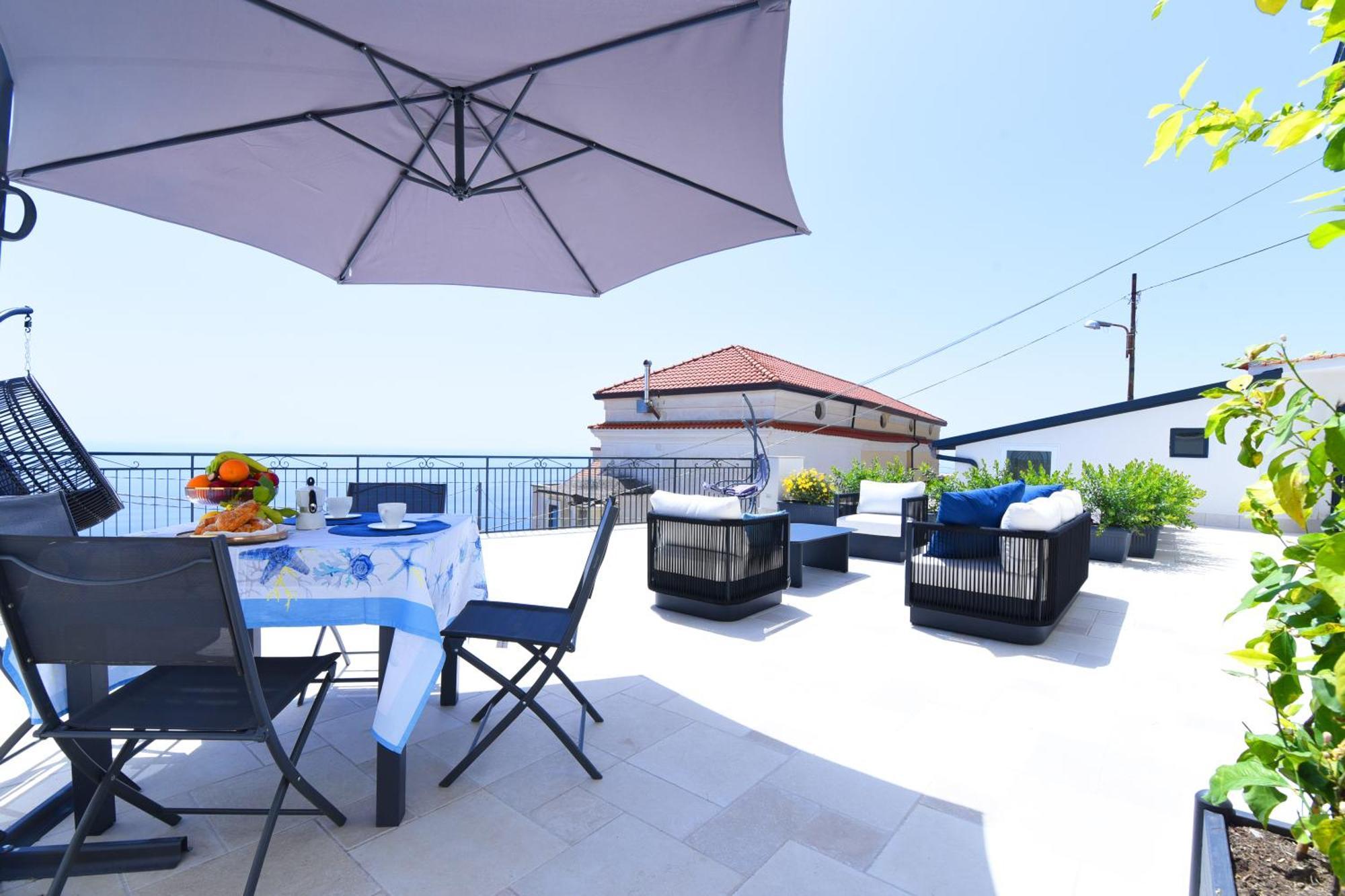 B&B Blue View Furore Luaran gambar